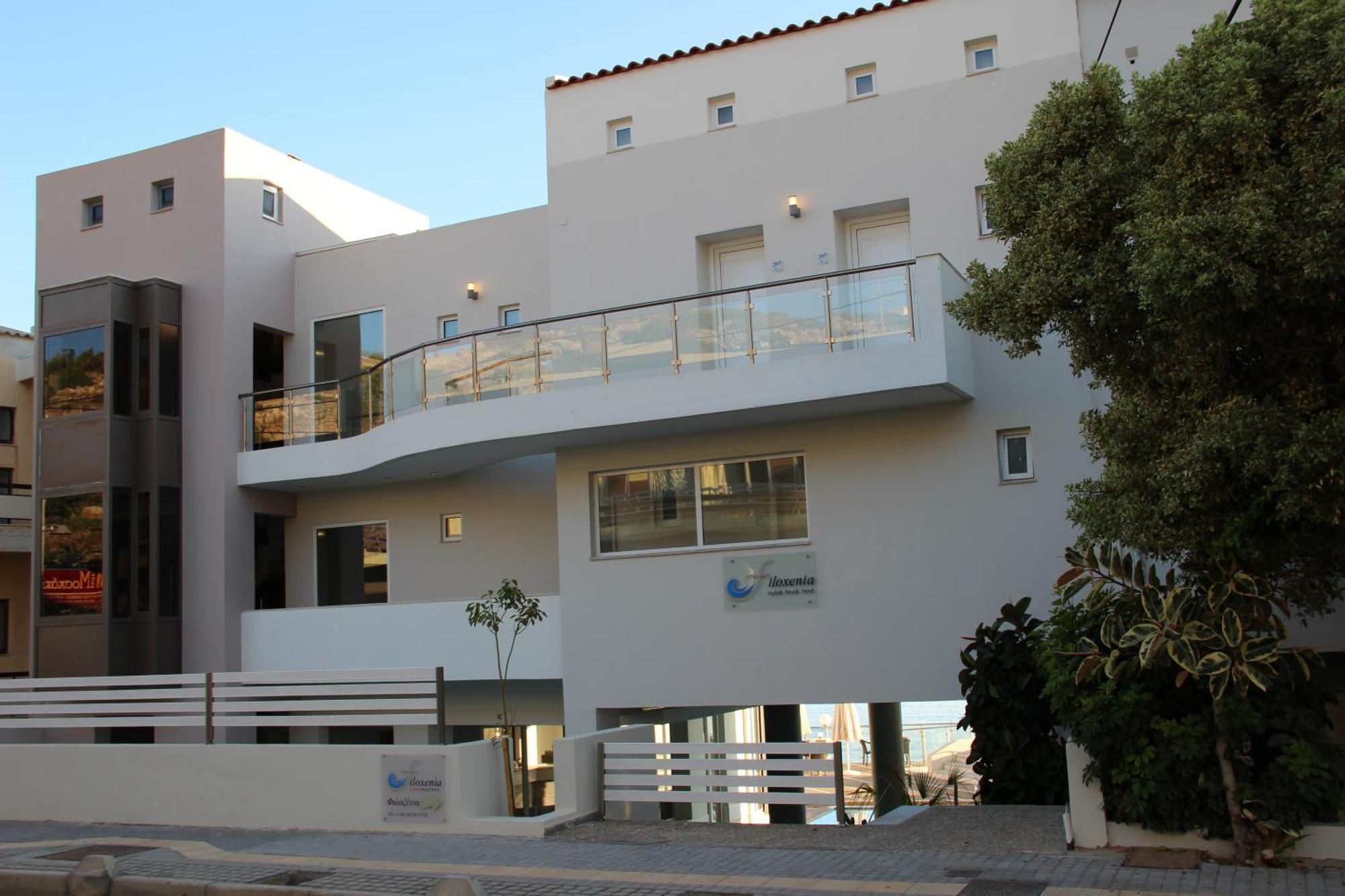 Filoxenia Beach Hotel Rethymno Exteriör bild