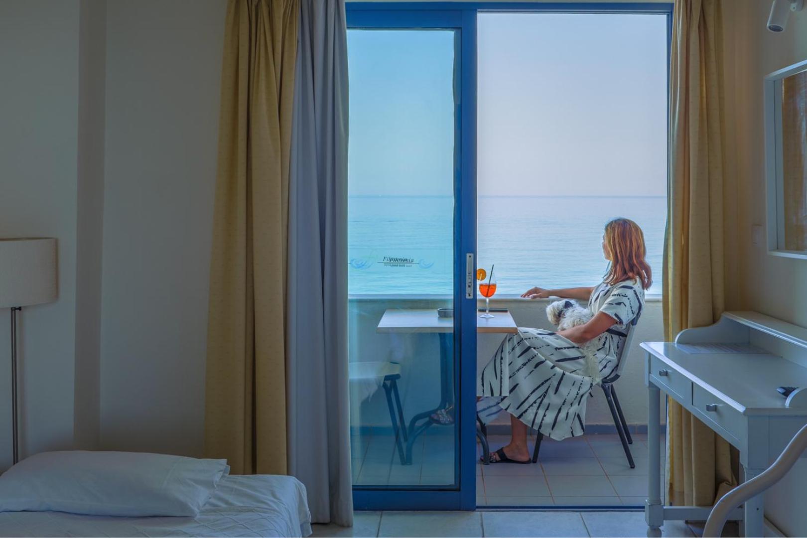 Filoxenia Beach Hotel Rethymno Exteriör bild