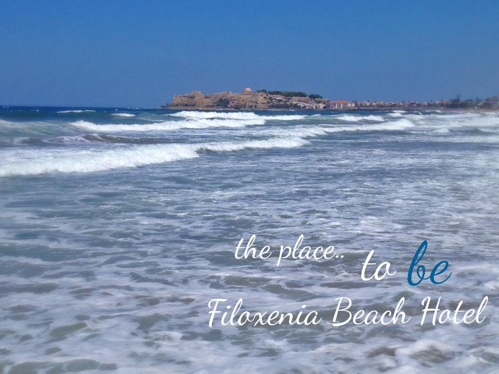 Filoxenia Beach Hotel Rethymno Exteriör bild