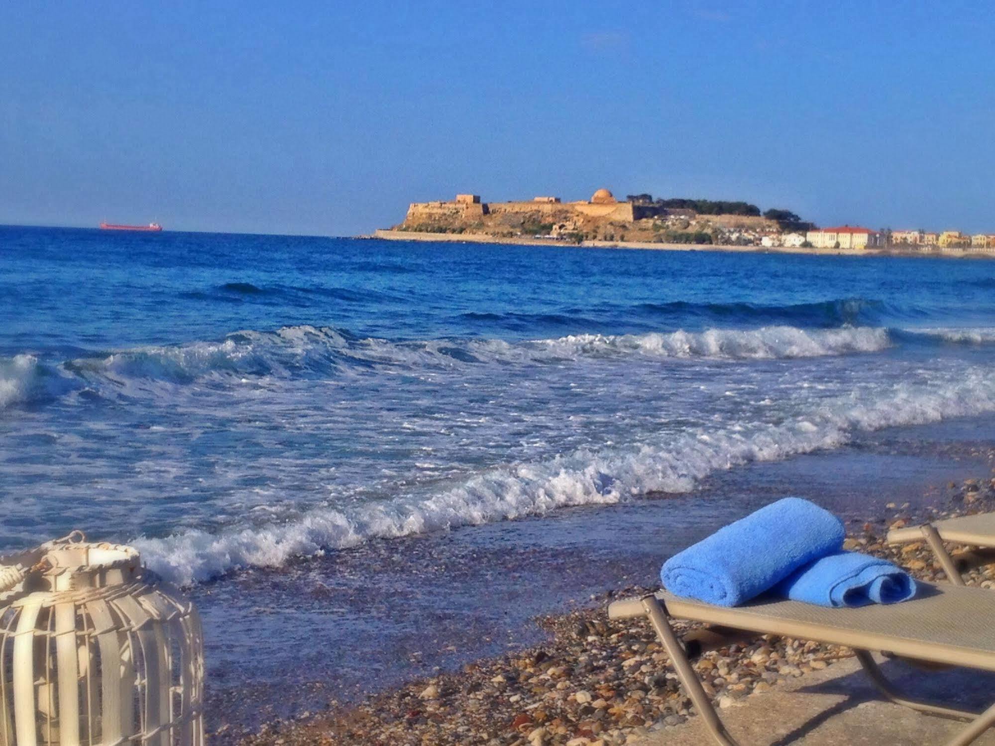 Filoxenia Beach Hotel Rethymno Exteriör bild