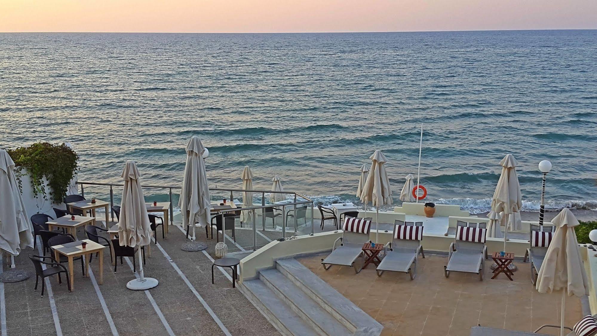 Filoxenia Beach Hotel Rethymno Exteriör bild